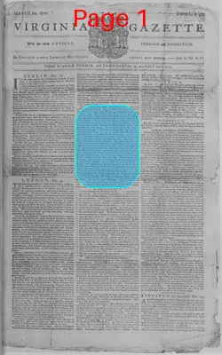 Page thumbnail for The Virginia Gazette