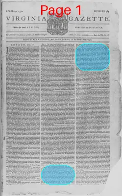 Page thumbnail for The Virginia Gazette