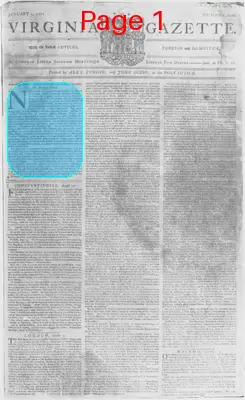 Page thumbnail for The Virginia Gazette
