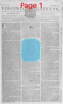 Page thumbnail for The Virginia Gazette