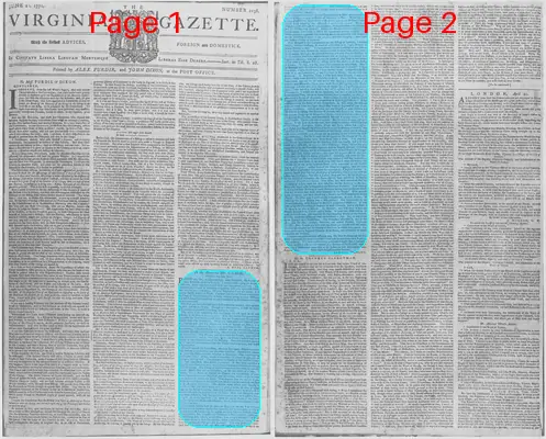 Page thumbnail for The Virginia Gazette