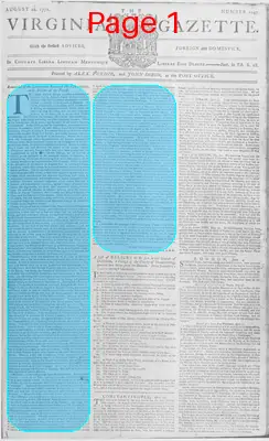 Page thumbnail for The Virginia Gazette