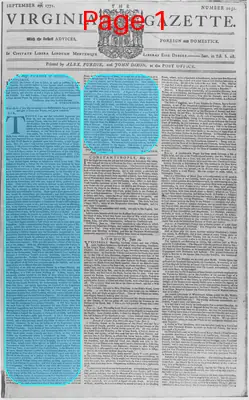 Page thumbnail for The Virginia Gazette