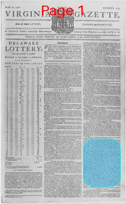 Page thumbnail for The Virginia Gazette