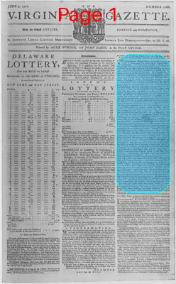 Page thumbnail for The Virginia Gazette
