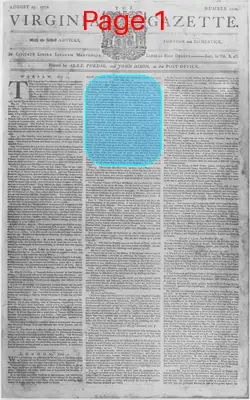 Page thumbnail for The Virginia Gazette