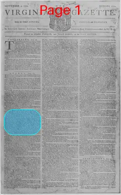 Page thumbnail for The Virginia Gazette
