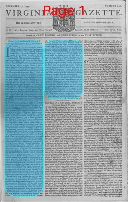 Page thumbnail for The Virginia Gazette