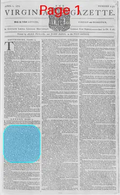 Page thumbnail for The Virginia Gazette