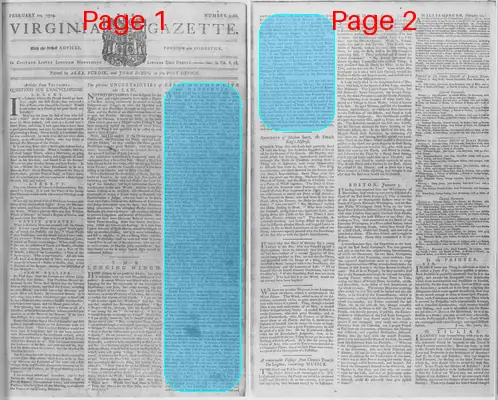 Page thumbnail for The Virginia Gazette