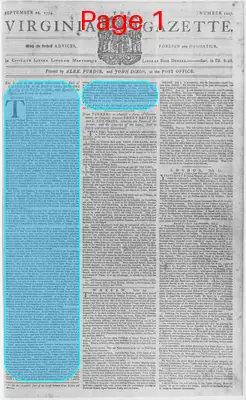 Page thumbnail for The Virginia Gazette