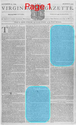 Page thumbnail for The Virginia Gazette