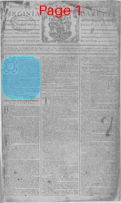 Page thumbnail for The Virginia Gazette