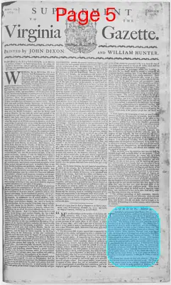 Page thumbnail for The Virginia Gazette