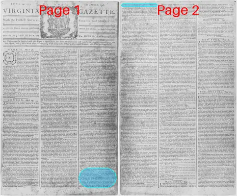 Page thumbnail for The Virginia Gazette