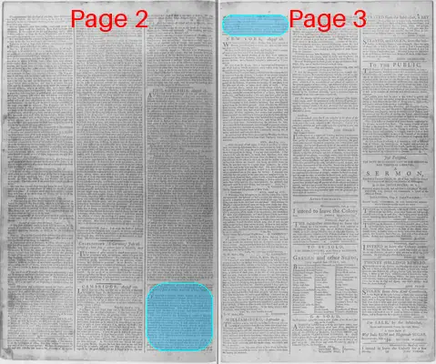 Page thumbnail for The Virginia Gazette