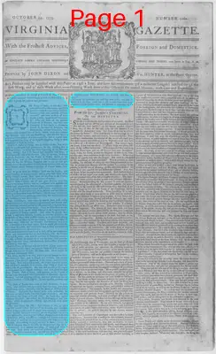 Page thumbnail for The Virginia Gazette