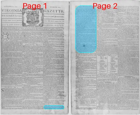 Page thumbnail for The Virginia Gazette