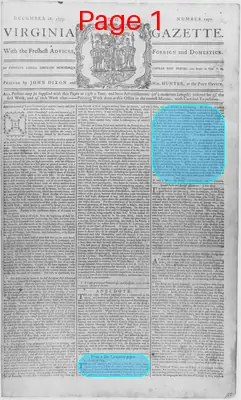 Page thumbnail for The Virginia Gazette