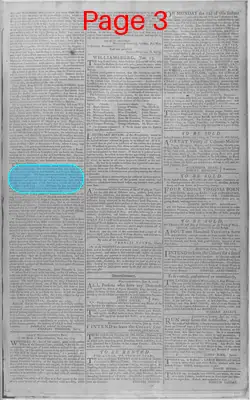 Page thumbnail for The Virginia Gazette