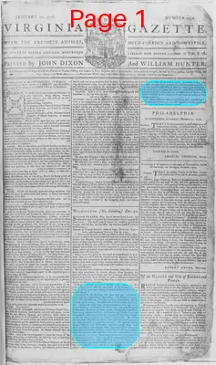 Page thumbnail for The Virginia Gazette