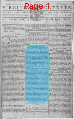 Page thumbnail for The Virginia Gazette