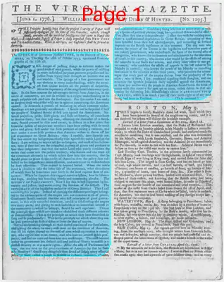 Page thumbnail for The Virginia Gazette