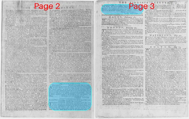 Page thumbnail for The Virginia Gazette