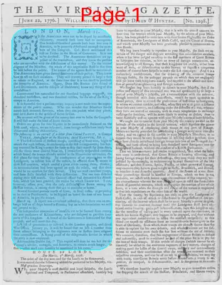 Page thumbnail for The Virginia Gazette