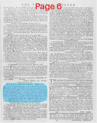 Page thumbnail for The Virginia Gazette
