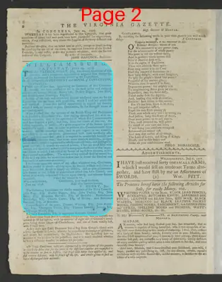 Page thumbnail for The Virginia Gazette