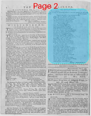 Page thumbnail for The Virginia Gazette