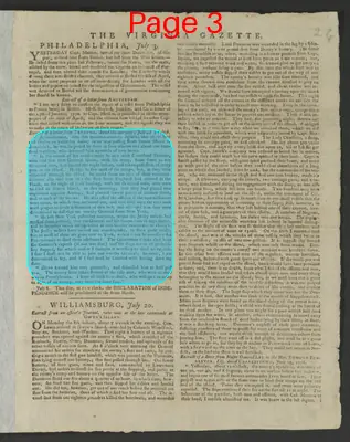 Page thumbnail for The Virginia Gazette