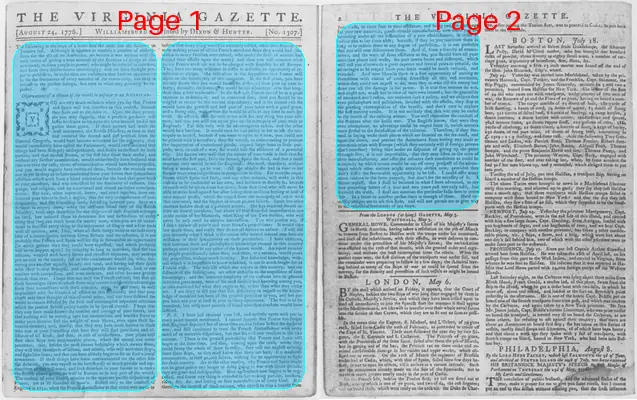 Page thumbnail for The Virginia Gazette