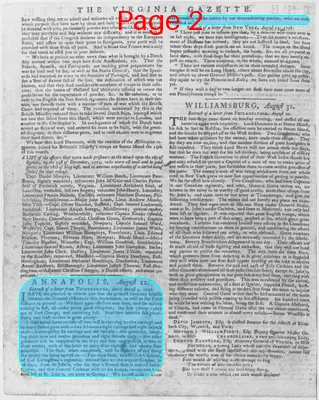 Page thumbnail for The Virginia Gazette