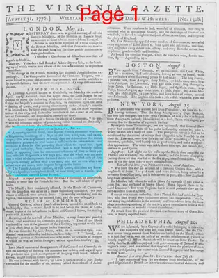 Page thumbnail for The Virginia Gazette