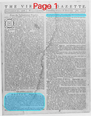 Page thumbnail for The Virginia Gazette