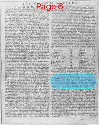 Page thumbnail for The Virginia Gazette