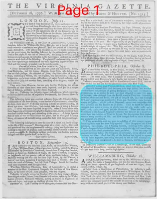 Page thumbnail for The Virginia Gazette