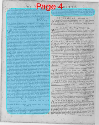 Page thumbnail for The Virginia Gazette