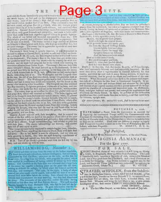 Page thumbnail for The Virginia Gazette