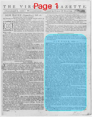 Page thumbnail for The Virginia Gazette