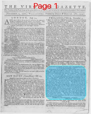Page thumbnail for The Virginia Gazette
