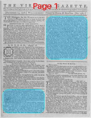 Page thumbnail for The Virginia Gazette
