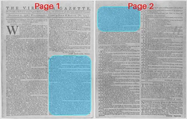 Page thumbnail for The Virginia Gazette