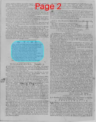 Page thumbnail for The Virginia Gazette