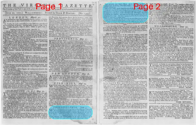 Page thumbnail for The Virginia Gazette