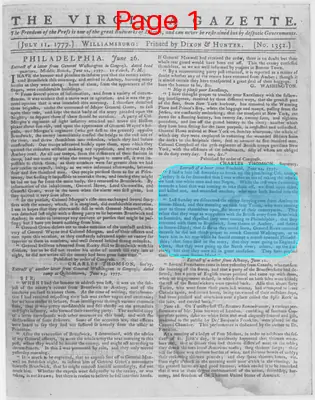 Page thumbnail for The Virginia Gazette
