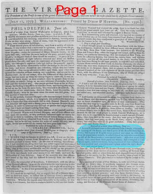 Page thumbnail for The Virginia Gazette