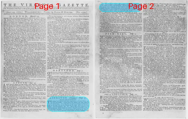 Page thumbnail for The Virginia Gazette
